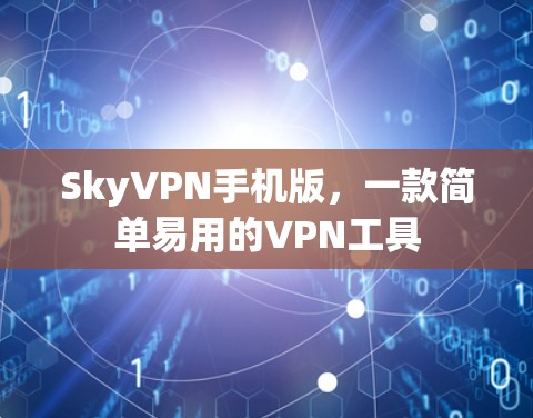 SkyVPN手机版，一款简单易用的VPN工具