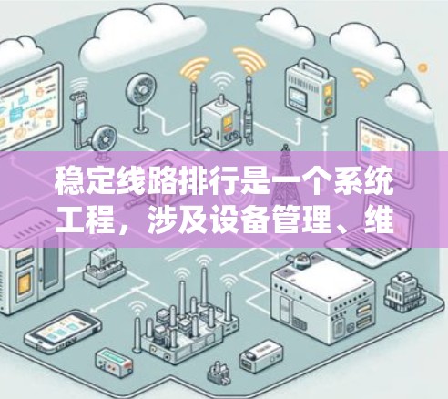 稳定线路排行是一个系统工程,涉及设备管理、维护、监测和优化。以下是一些关键步骤和方法,可以帮助您解决线路稳定排行的问题 稳定线路排行是一个系统工程,涉及设备管理、维护、监测和优化。以下是一些关键步骤和方法,可以帮助您解决线路稳定排行的问题