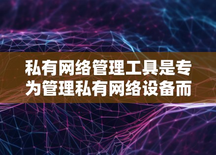 私有网络管理工具是专为管理私有网络设备而设计的软件，旨在独立控制和维护私有网络环境。以下是对这些工具的详细介绍和建议