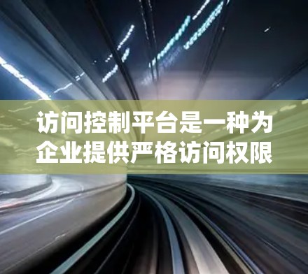 访问控制平台是一种为企业提供严格访问权限管理的系统，旨在保障企业内部数据的安全和合规。以下是该平台的详细介绍