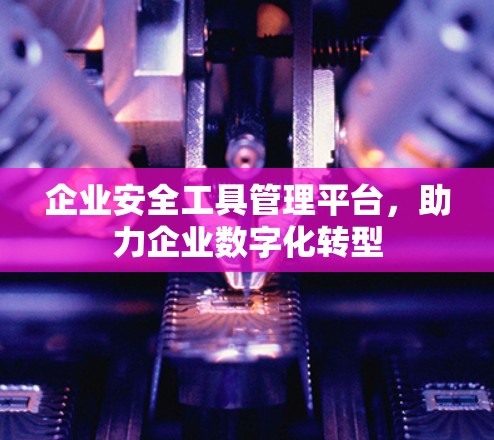 企业安全工具管理平台，助力企业数字化转型