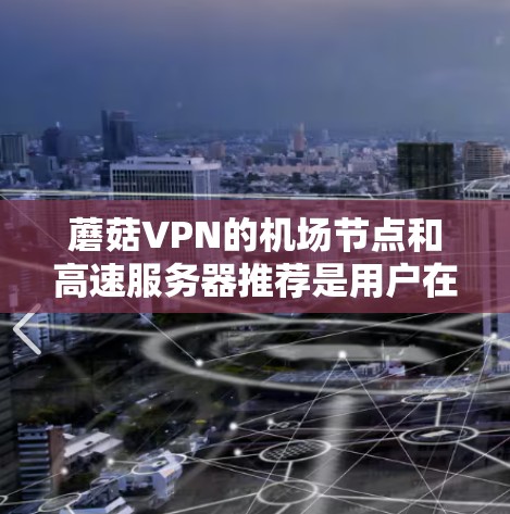 蘑菇VPN的机场节点和高速服务器推荐是用户在前往国外旅行或商务交流时需要的安全连接点。以下是一些具体的建议