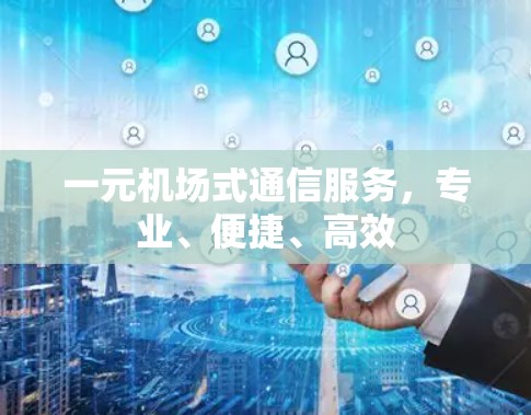 一元机场式通信服务，专业、便捷、高效
