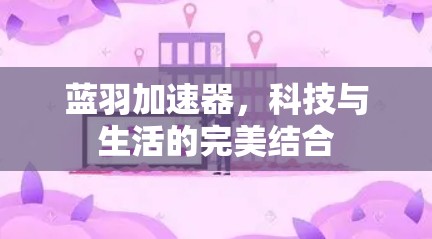 蓝羽加速器，科技与生活的完美结合