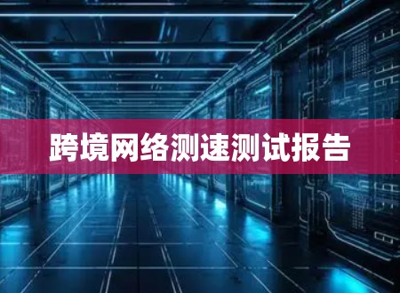 跨境网络测速测试报告