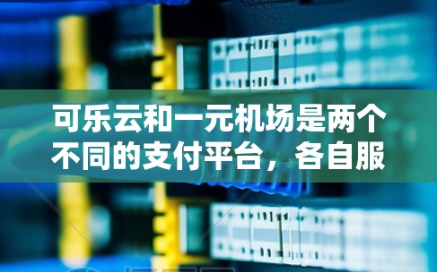 可乐云和一元机场是两个不同的支付平台,各自服务于不同的用户群体,具有不同的服务和功能 可乐云和一元机场是两个不同的支付平台,各自服务于不同的用户群体,具有不同的服务和功能